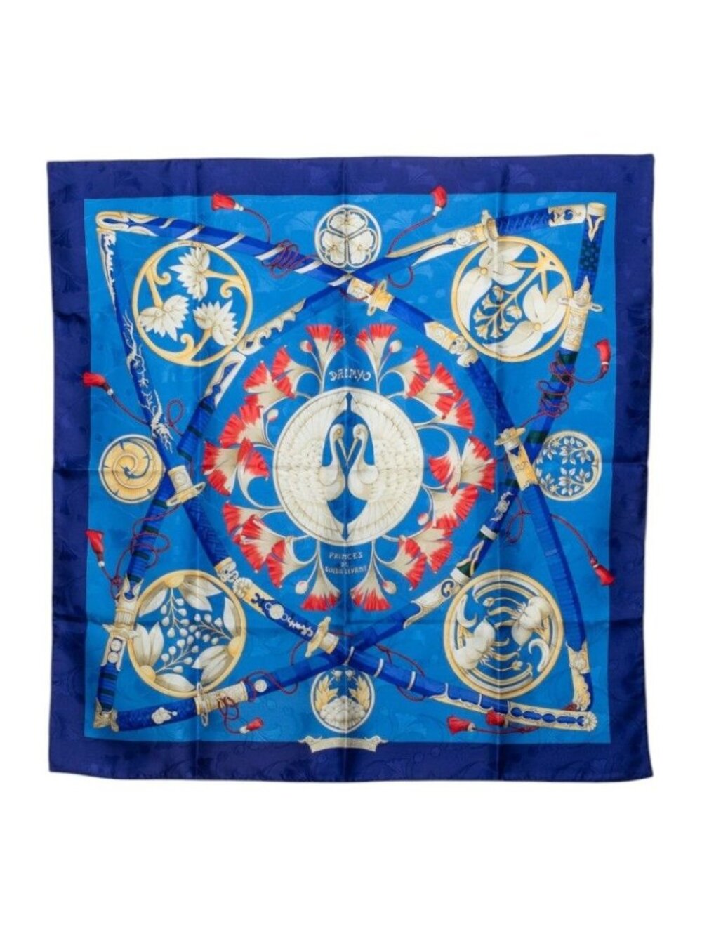 Hermes Carre 90 Daimyo Princes du Soleil Levant Prince of the Land
